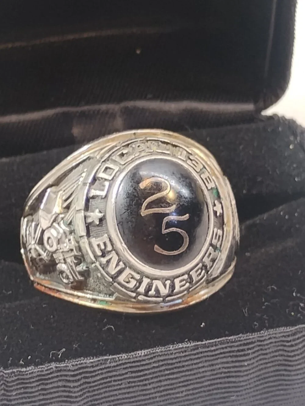 Union Ring 25 Year Jostens Local 138 Engineers 1983 Heavy Equipment READ